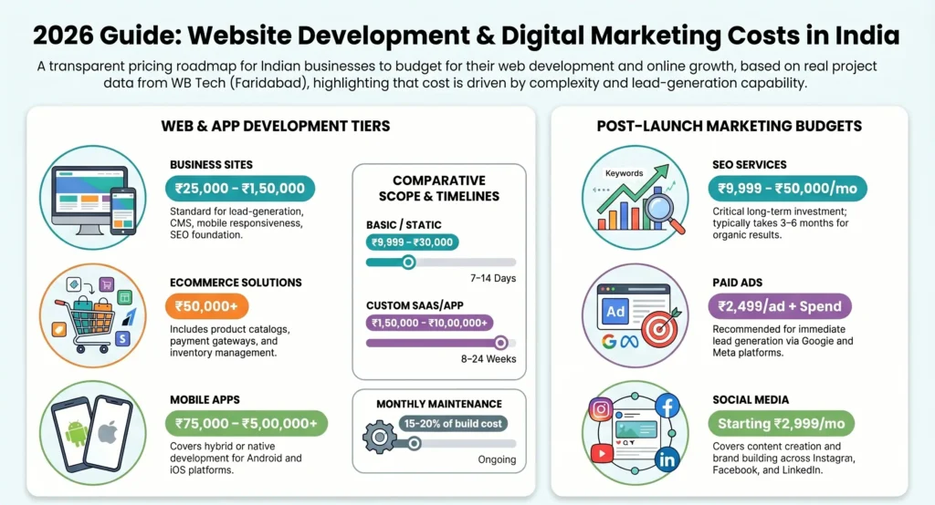 website development cost