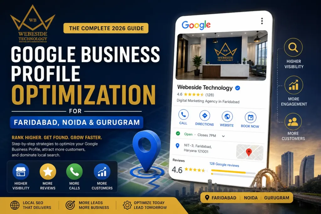 Google Business Profile Optimization for Faridabad, Noida & Gurugram: The Complete 2026 Guide
